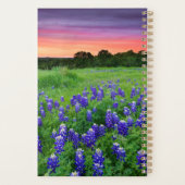 Bloemen | Blauwbijen in Sunset Texas Planner (Achterkant)