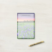 Bloemen | Blauwbijen in Sunset Texas Post-it® Notes (Op bureau)