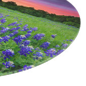 Bloemen | Blauwbijen in Sunset Texas Snijplank (Hoek)