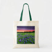 Bloemen | Blauwbijen in Sunset Texas Tote Bag (Voorkant)