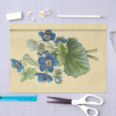 Bloemen Blauwe Bloemen Ephemera Decoupage Ti Tissuepapier (Craft)