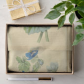 Bloemen Blauwe Bloemen Ephemera Decoupage Ti Tissuepapier (Geschenk)