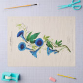  Bloemen Blauwe Bloemen Ephemera Decoupage Tissuepapier (Craft)