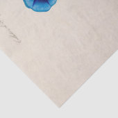  Bloemen Blauwe Bloemen Ephemera Decoupage Tissuepapier (Detail)