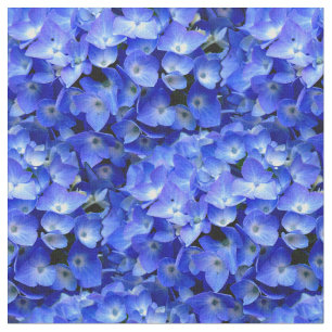 Bloemen blauwe hydrangea plant sjabloon stof