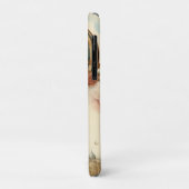  Bloemen Blauwe Streep Hete Luchtballon Case-Mate iPhone Case (Achterkant/links)