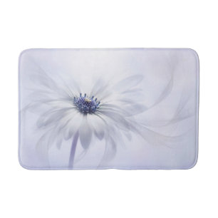 Bloemen Bleke Paarse ventilator Badmat