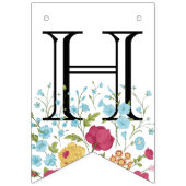  bloemen blij met Birthday Banner (Tweede vlag)