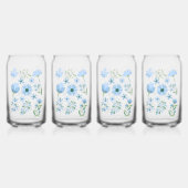 Bloemen Blikvorm Glas (Achterkant)
