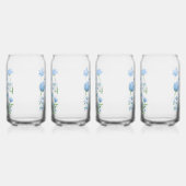 Bloemen Blikvorm Glas (Rechts)