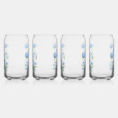 Bloemen Blikvorm Glas (Links)