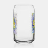 Bloemen Blikvorm Glas (Rechts)