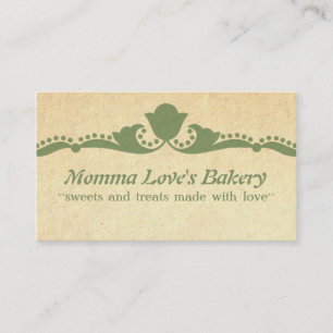 Bloemen bloei Groen Visitekaartje, Contactkaartje