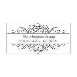 Bloemen bloeien - adres zelf inkt stempel