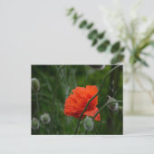 bloemen bloeien briefkaart (Staand voorkant)