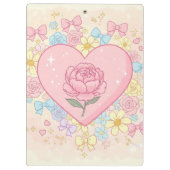 Bloemen bloeien in het hart - Natasha Us Klembord (Achterkant)