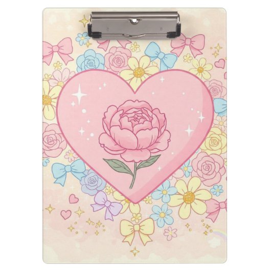 Bloemen bloeien in het hart - Natasha Us Klembord (Voorkant)