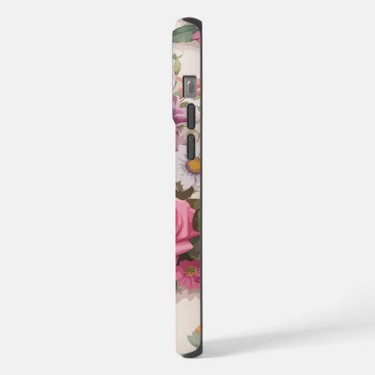 Bloemen bloeien iPhone hoesje (Linkerkant)