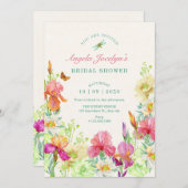 Bloemen bloeien kaart (Voorkant / Achterkant)