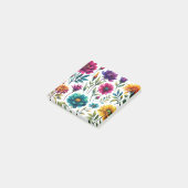 Bloemen bloeien lente en zomer post-it® notes (Schuin)