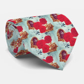 Bloemen bloeien stropdas (Opgerold)