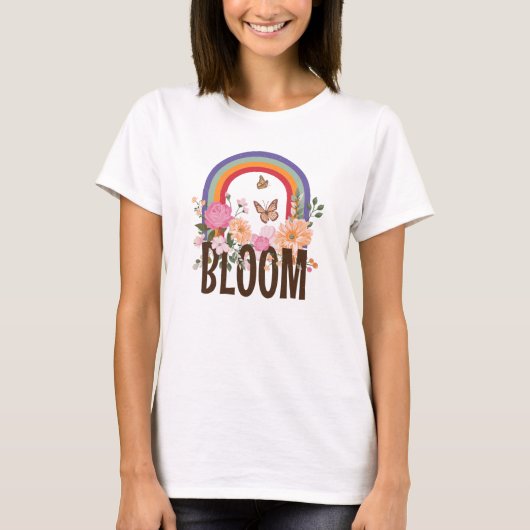 Bloemen bloeien t-shirt (Voorkant)