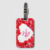 Bloemen bloeien voor mama bagagelabel (Voorkant (verticaal))