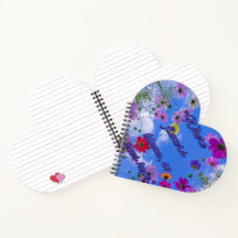 Bloemen Bloeiende Hart Spiraal Notebook