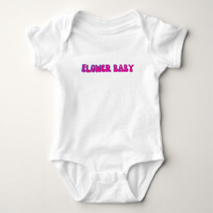 bloemen bloem baby modern cadeau voor haar romper
