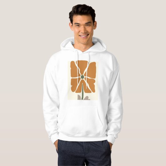 Bloemen Bloem behang Bloem Hoodie (Voorkant volledig)