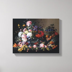 Bloemen bloem  kunstbloemen canvas afdruk