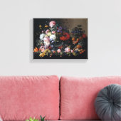 Bloemen bloem  kunstbloemen canvas afdruk (Insitu (Woonkamer))