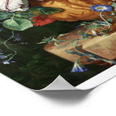 Bloemen bloem  kunstbloemen poster (Hoek)