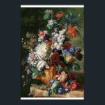 Bloemen bloem kunstbloemen poster<br><div class="desc">Voeg een vleugje tijdloze elegantie toe aan uw ruimte met onze Flower Vase Art schilderij. Dit boeiende kunstwerk toont een kleurrijke stillevens compositie, het mengen van levendige kleuren, delicate penseelstreken en charme tot een echt betoverend stuk. Geïnspireerd door de art nouveau-periode roept deze waterverf een gevoel van nostalgie en romance...</div>