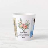 Bloemen Bloem Moederdag Granma Cadeaucombo Latte Mok (Voorkant)