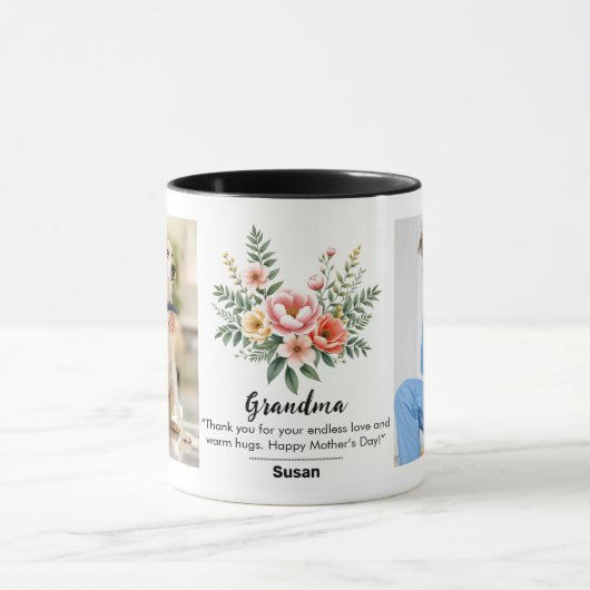 Bloemen Bloem Moederdag Granma Cadeaucombo Mok (Midden)