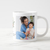 Bloemen Bloem Moederdag Granma Gift Jumbo Grote Koffiekop (Rechts)