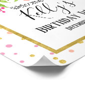 bloemen, bloem, welkomstteken poster (Hoek)