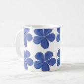 Bloemen Bloemblaadjes Plumbago Koffiemok (Voorkant links)