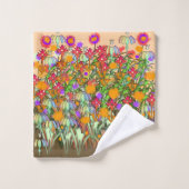 Bloemen Bloemen Bad Handdoek (Wasdoekje)