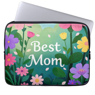 Bloemen Bloemen Beste Moeder Tuin Laptop Sleeve
