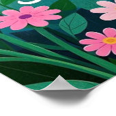 Bloemen Bloemen Beste Moeder Tuin Poster (Hoek)