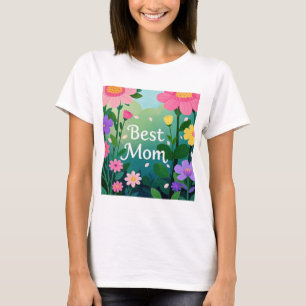 Bloemen Bloemen Beste Moeder Tuin T-shirt