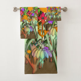 Bloemen Bloemen Bloemen Bad Handdoek
