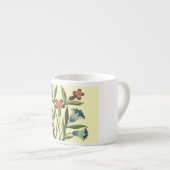 Bloemen Bloemen Bloemen Behang Art Nouveau  Espresso Kop (Voorkant rechts)