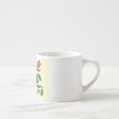 Bloemen Bloemen Bloemen Behang Art Nouveau  Espresso Kop (Rechts)