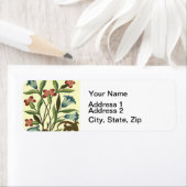 Bloemen Bloemen Bloemen Behang Art Nouveau  Etiket (Insitu)