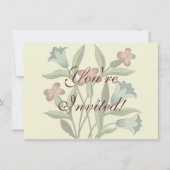 Bloemen Bloemen Bloemen Behang Art Nouveau Kaart (Voorkant)