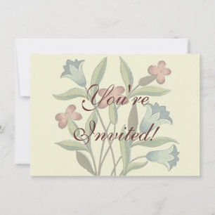 Bloemen Bloemen Bloemen Behang Art Nouveau  Kaart