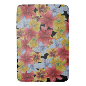 bloemen bloemen bloemen bloemen badmat (Voorkant Verticaal)